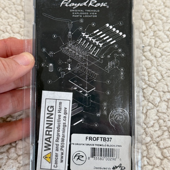 Lot of Floyd Rose Tremolo Replacement Parts Guitar 37MM brass blocks spring claw - Picture 8 of 16